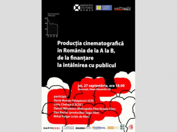Productia cinematografica in Romania, de la finantare la intalnirea cu publicul 