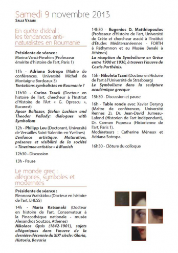 Program sambata 9 noiembrie