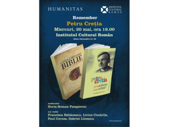 Remember Petru Cretia la Institutul Cultural Roman