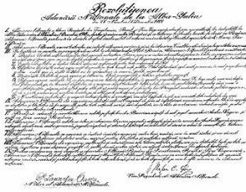Rezolutia Marii Adunari Nationale