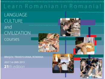 Romanian Language, Culture and Civilization Courses, Brasov, Romania, July 1st -26th 2015  Cursuri de limba, cultura si civilizatie romaneasca, Brasov, Romania, 1-26 iulie 2015