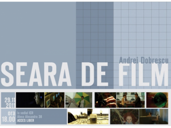 Seara de film marca Andrei Dobrescu, la Institutul Cultural Roman