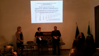 Seara "Mihai Eminescu" la IRCCU Venetia 1