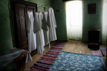 The Clothes of the Altar Servers prepared for the Mass, 2016 - Remus Tiplea