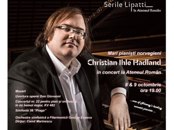 Serile Lipatti Recital al pianistului norvegian Christian Ihle Hadland la Ateneul Roman 