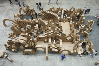 SHELTER - participative installation, Photo Credit Odeta Catana