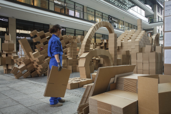 SHELTER - participative installation, Photo Credit Odeta Catana