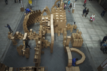 SHELTER - participative installation, Photo Credit Odeta Catana