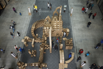 SHELTER - participative installation, Photo Credit Odeta Catana