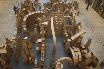 SHELTER - participative installation, Photo Credit Odeta Catana