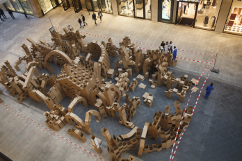 SHELTER - participative installation, Photo Credit Odeta Catana
