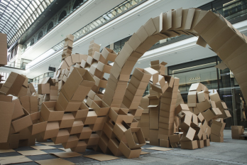 SHELTER - participative installation, Photo Credit Odeta Catana