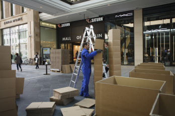 SHELTER - participative installation, Photo Credit Odeta Catana