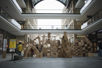 SHELTER - participative installation, Photo Credit Odeta Catana