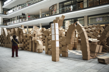 SHELTER - participative installation, Photo Credit Odeta Catana