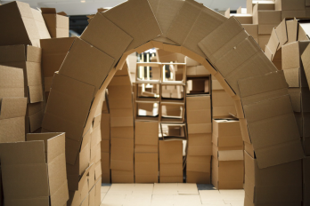 SHELTER - participative installation, Photo Credit Odeta Catana