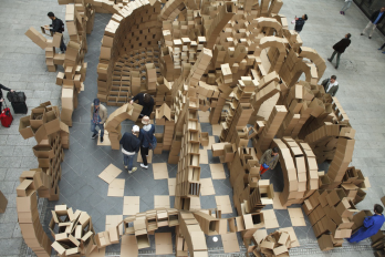 SHELTER - participative installation, Photo Credit Odeta Catana