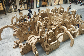 SHELTER - participative installation, Photo Credit Odeta Catana