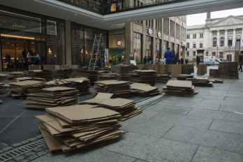 SHELTER - participative installation, Photo Credit Odeta Catana