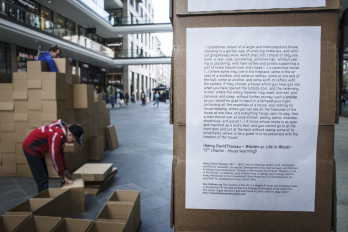 SHELTER - participative installation, Photo Credit Odeta Catana