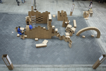 SHELTER - participative installation, Photo Credit Odeta Catana