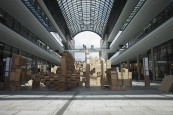 SHELTER - participative installation, Photo Credit Odeta Catana