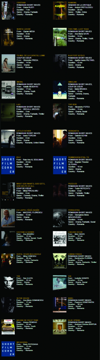 Short Film Corner & Romanian Short Waves