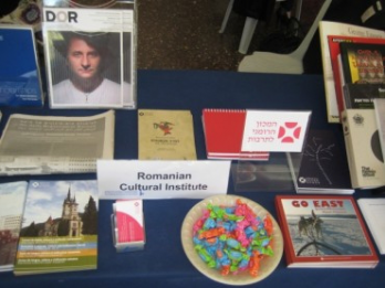 stand ICR Tel Aviv, Ziua Europei la Universitatea Ebraica din Ierusalim, 2011