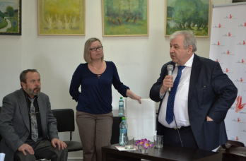 Suita de manifestari la Biblioteca Minicipala BPHasdeu prilejuita de implinirea a 80 de ani de la nasterea poetilor Petru Carare si Grigore Vieru
