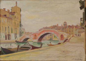 Oszkar Szuhanek - Paesaggio di Venezia