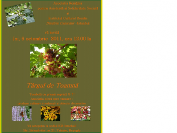 Targul de toamna la Istanbul
