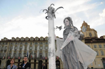 Teatrul Mascaat Piazza Castello din Torino - foto Lucian Muntean