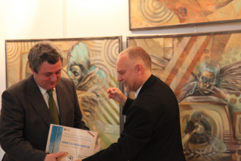 Valeriu Turea (ambasador Republica Moldova) & Virgil Mihaiu