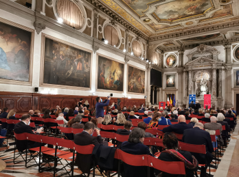 Pregatiri in Sala Capitolare_Ziua Nationala la IRCCU Venetia