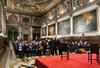 Pregatiri in Sala Capitolare_Ziua Nationala la IRCCU Venetia