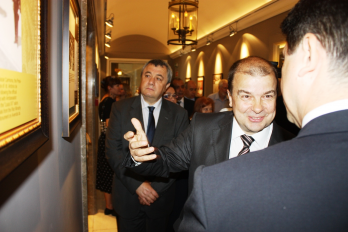 Vizitarea expozitiei "Lucian Blaga, un diplomat la curtile dorului"