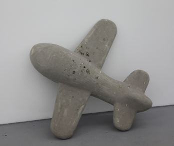 Vlad Olariu, Untitled, polistiren, ciment, fibra de sticla, gainat, 100x100x25cm, 2010