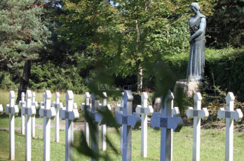 Vue du cimetiere roumain de soultzmatt